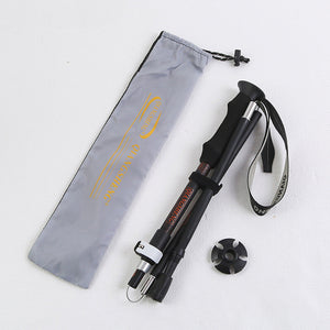 Discover the Ultimate Outdoor Companion: The Outdoor Folding Five-section Straight Trekking Pole